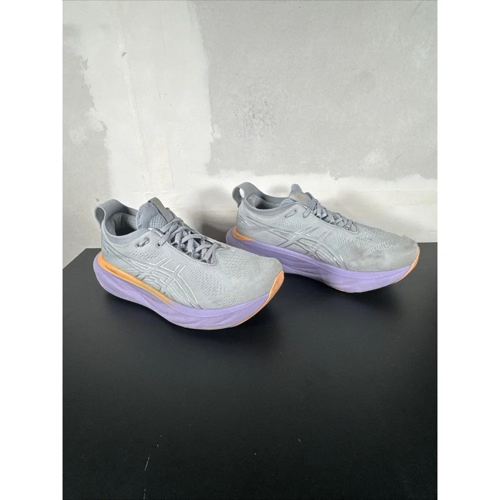 ASICS Gel Nimbus 25 'Piedmont Gray Purple' Women's Size 10 Running Shoes Workout